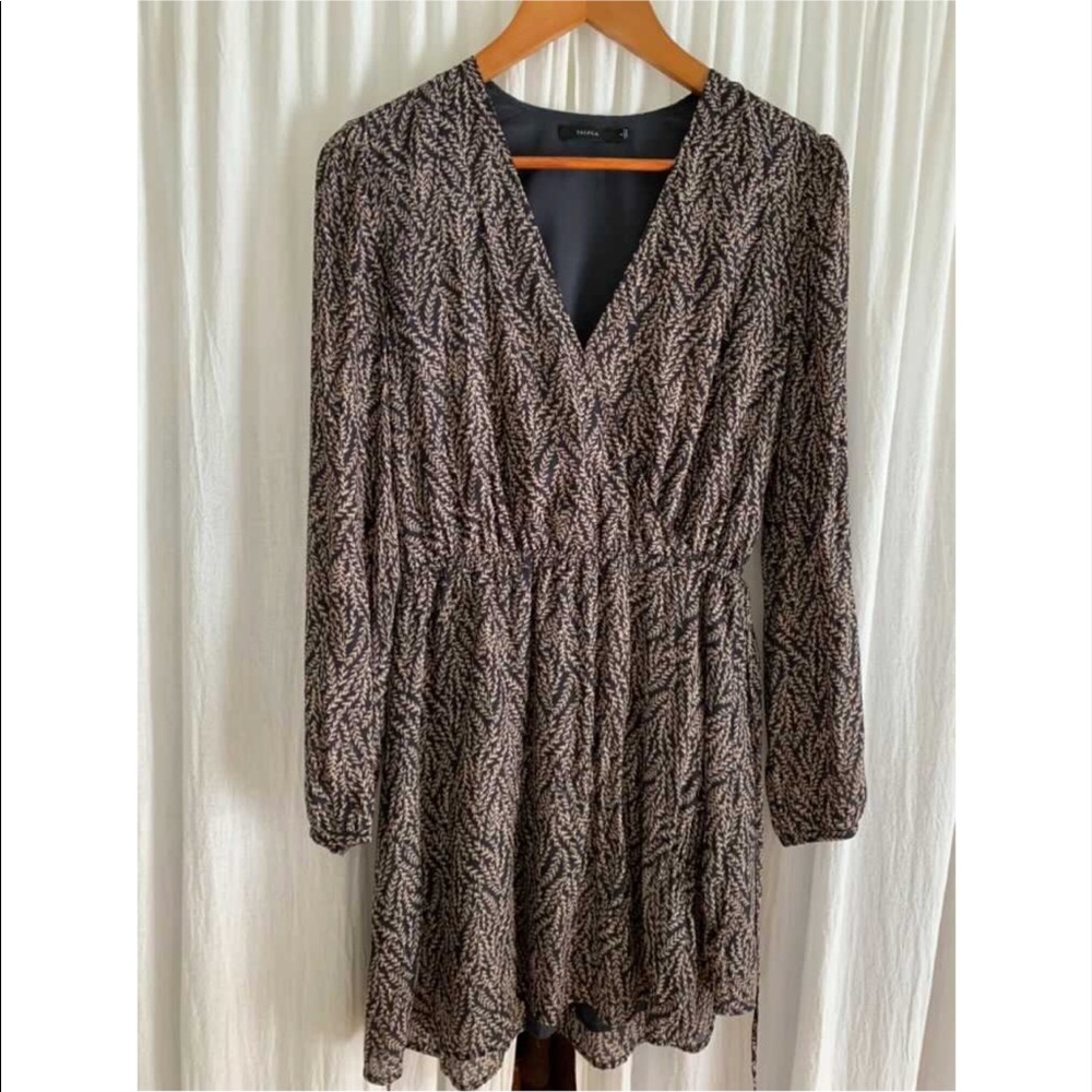 Talula long sleeve wrap dress